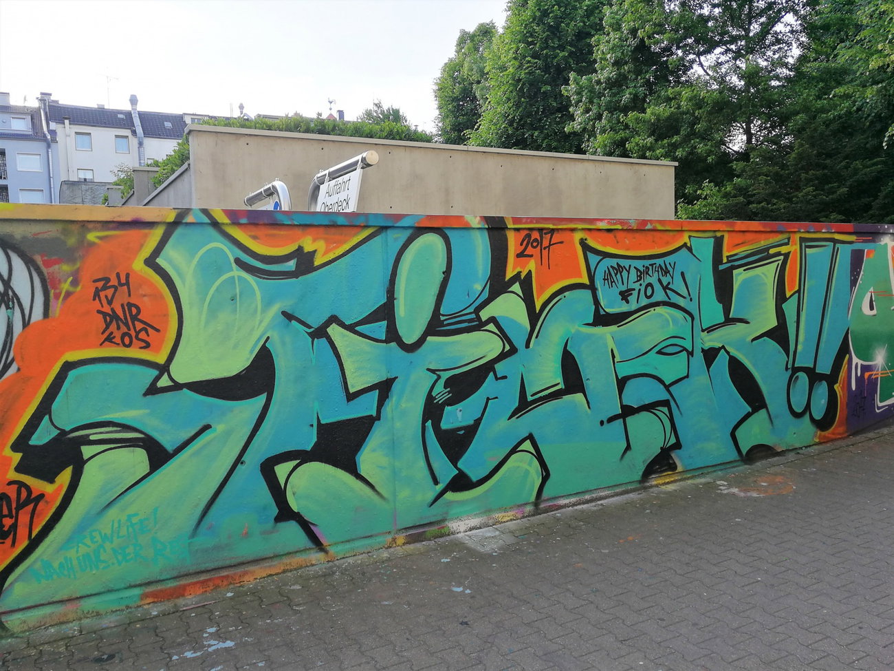 Graffiti Wall in Essen - Photo by Kico_one - Essen, NRW, Ruhrpott (2017)