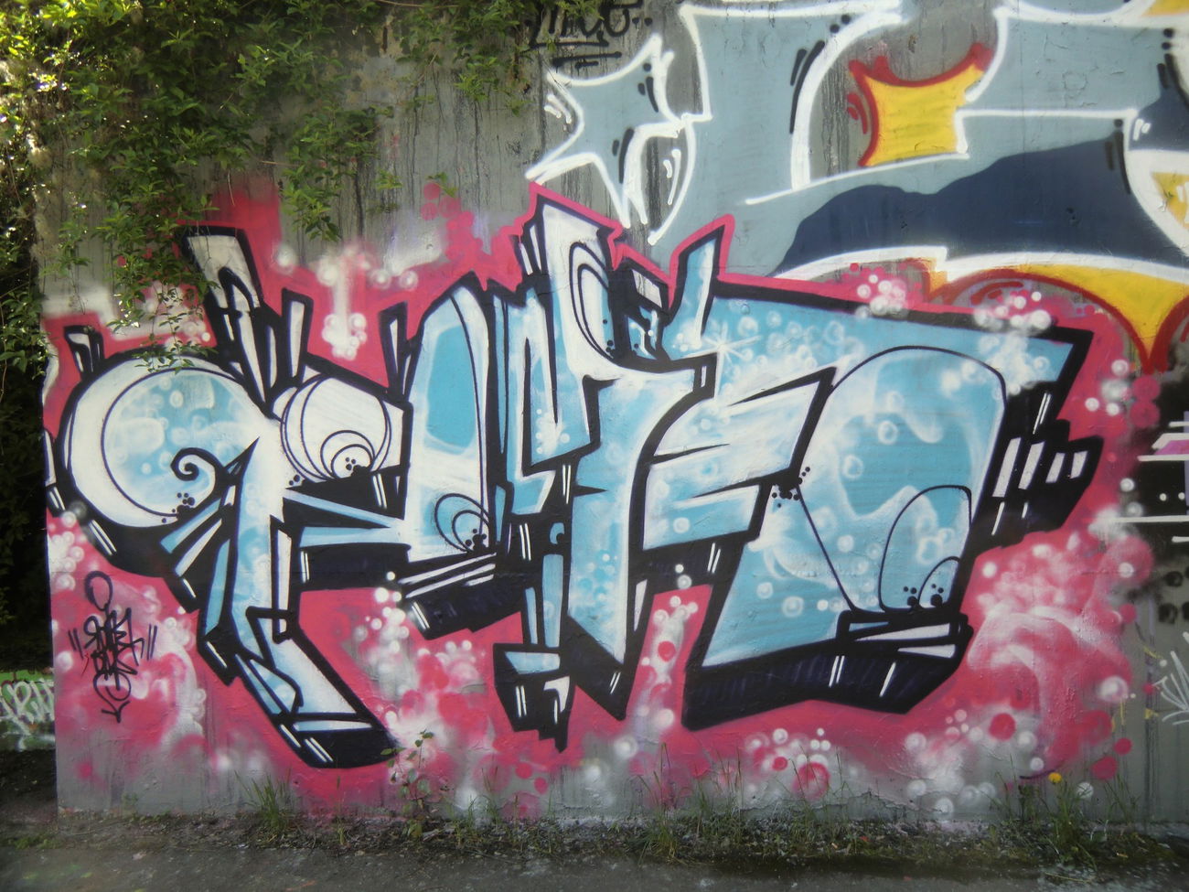 Graffiti Wall in Prague - Photo by Kico_one - Prague, Praha