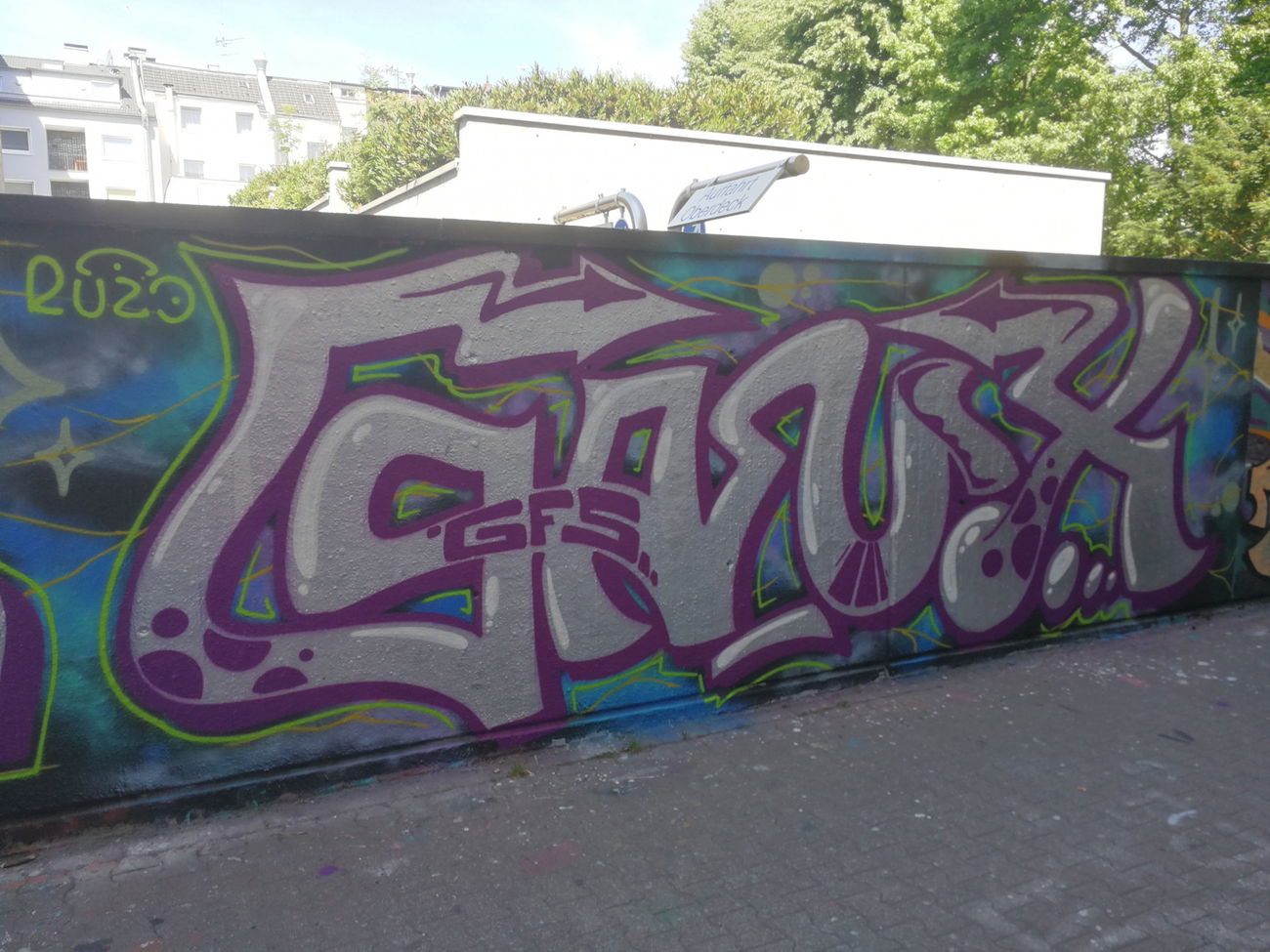 Graffiti Wall in Essen - Photo by Kico_one - Essen, NRW;Ruhrpott, Ganix