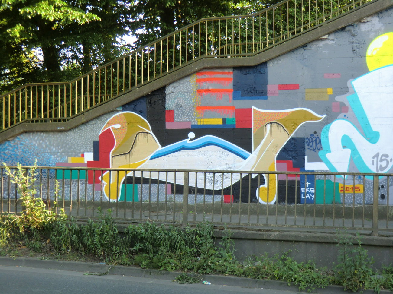 Graffiti Wall - Photo by Kico_one - Hafendampf, Essen (2015)