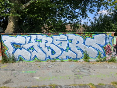 Graffiti Wall in Essen - Photo by Kico_one - Essen, Zollstrassse, Cyber (2015)