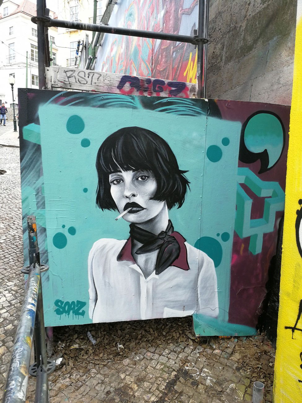 Graffiti Wall in Lissabon - Photo by Kico_one - Lissabon, Portugal, Lisboa