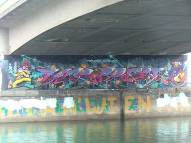 Graffiti Wall in Wien - Photo by Kico_one - Wien, Österreich, Vienna (2016)