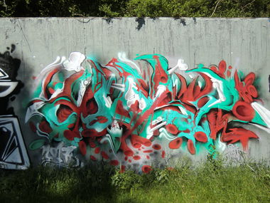 Graffiti Wall in PRAGUE - Photo by Kico_one