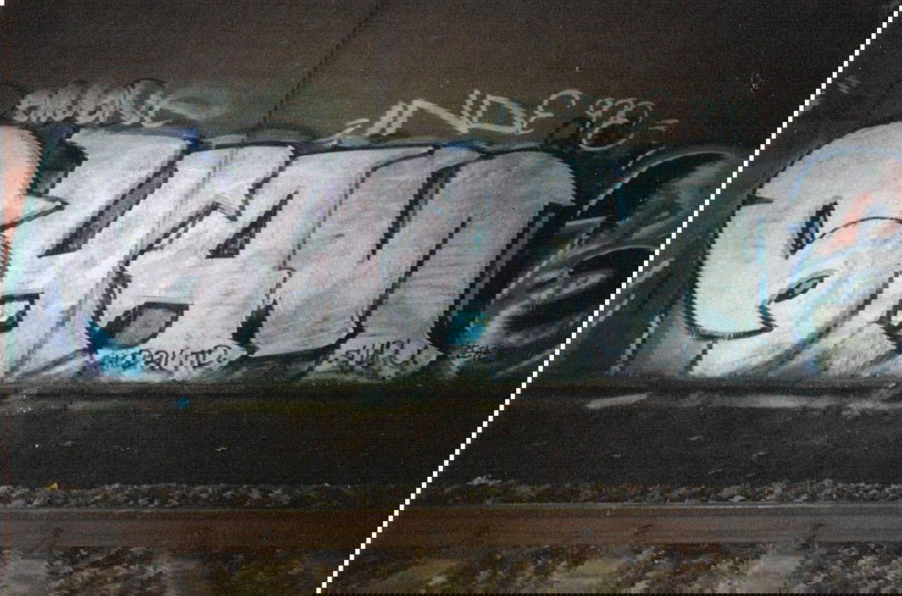 Graffiti Bombing in Essen - Photo by Kico_one - Sham, Bluter, Essen (199?)