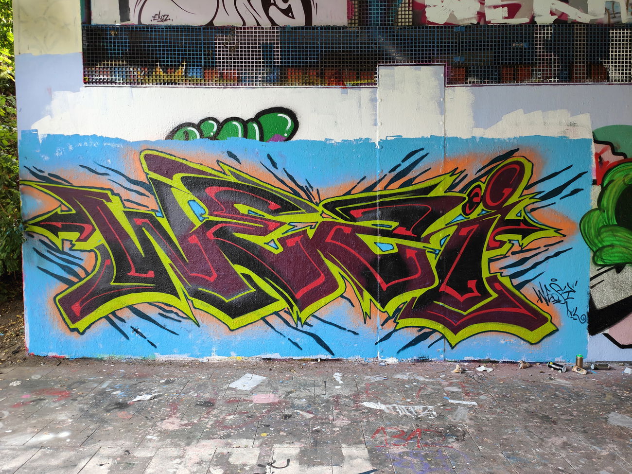 Graffiti Wall in Essen - Photo by Kico_one (2025)