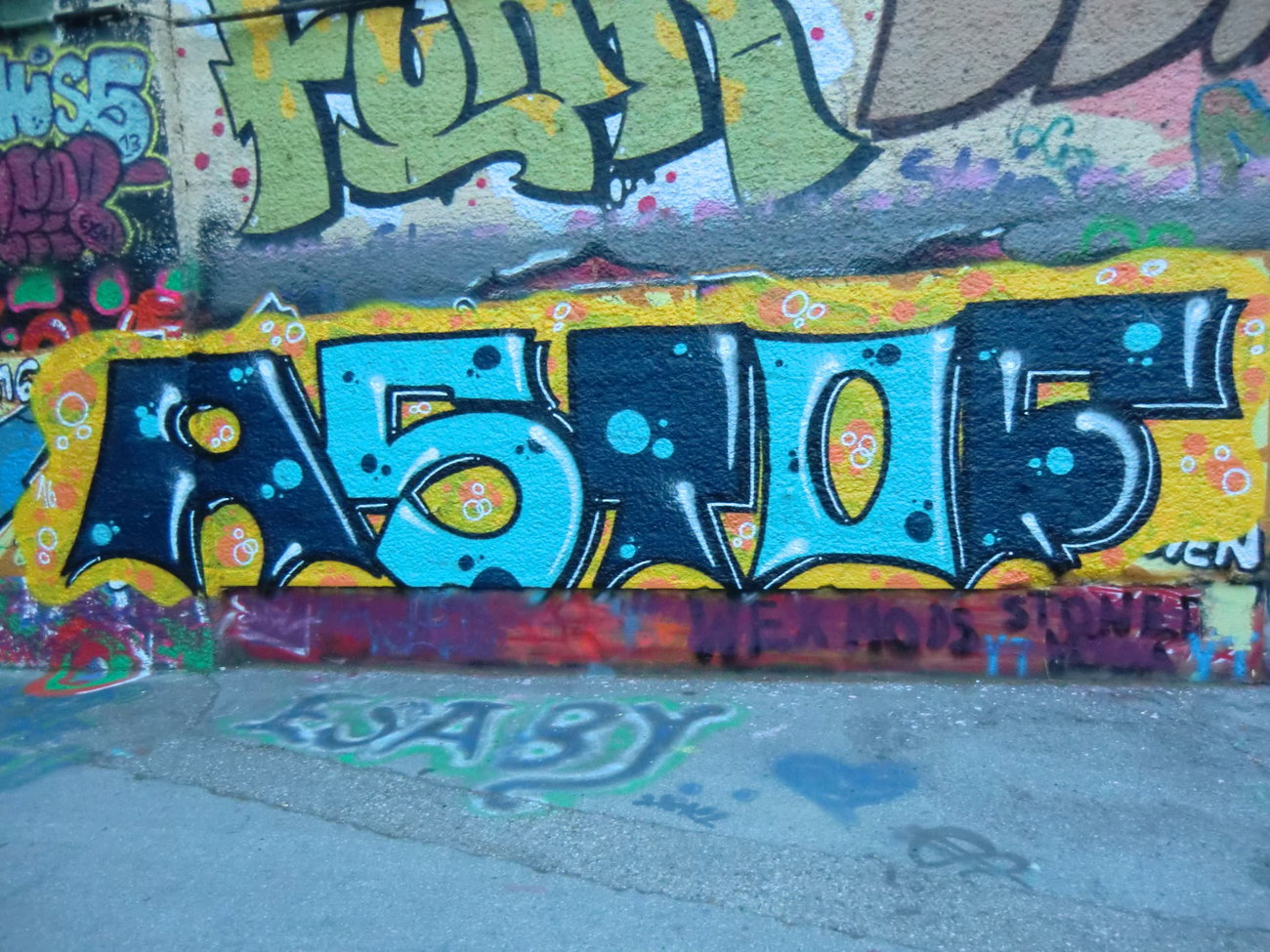 Graffiti Wall in Wien - Photo by Kico_one - Wien, Vienna, Austria