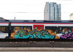 Graffiti Train in Essen - Photo by Kico_one - Epsc (2025)