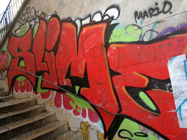 Graffiti Bombing in Lissabon - Photo by Kico_one - Lissabon, Portugal, Lisboa
