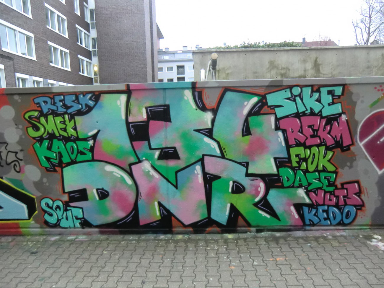 Graffiti Wall in Essen - Photo by Kico_one - Essen, NRW, Ruhrpott (2017)