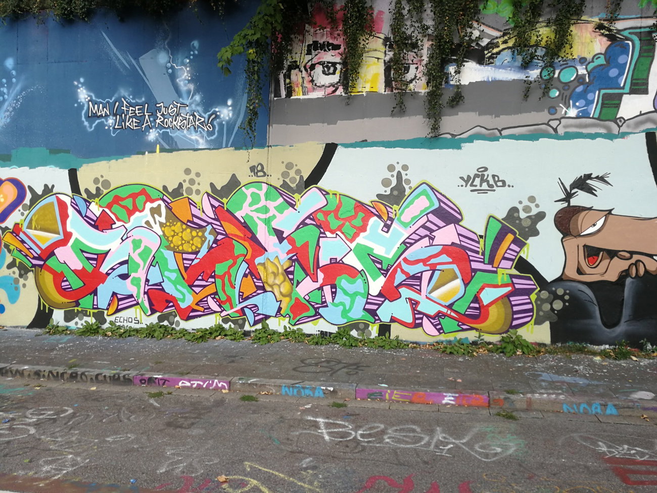 Graffiti Wall in Essen - Photo by Kico_one - Essen, Ruhrpott, Bres (2018)
