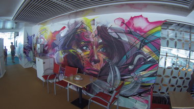 Graffiti Wall in Italien - Photo by Kico_one - Cruise, ship, Harmony (2016)