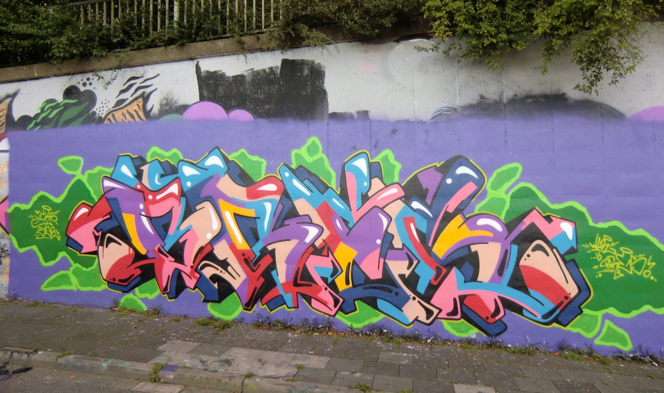 Graffiti Wall in Essen - Photo by Kico_one - Essen, NRW, Ruhrpott (2016)