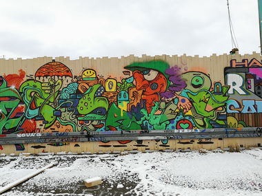 Graffiti Wall in München - Photo by Kico_one - München, Sanz