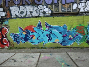 Graffiti Wall in Amsterdam - Photo by Kico_one - Amsterdam, NSDM, Werf (2015)
