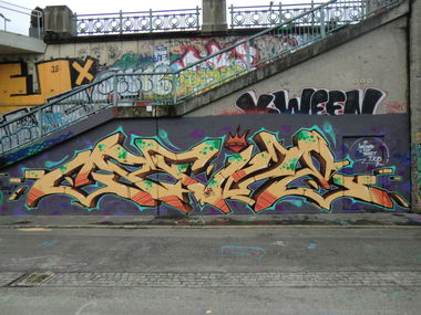 Graffiti Wall in Wien - Photo by Kico_one - Wien, Österreich, Vienna (2016)