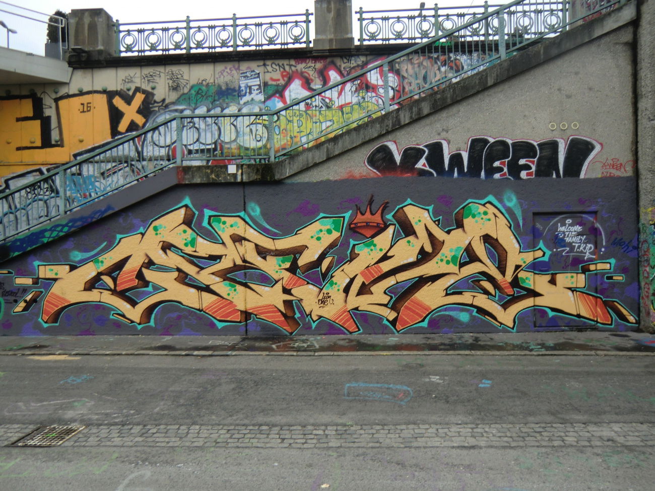 Graffiti Wall in Wien - Photo by Kico_one - Wien, Österreich, Vienna (2016)