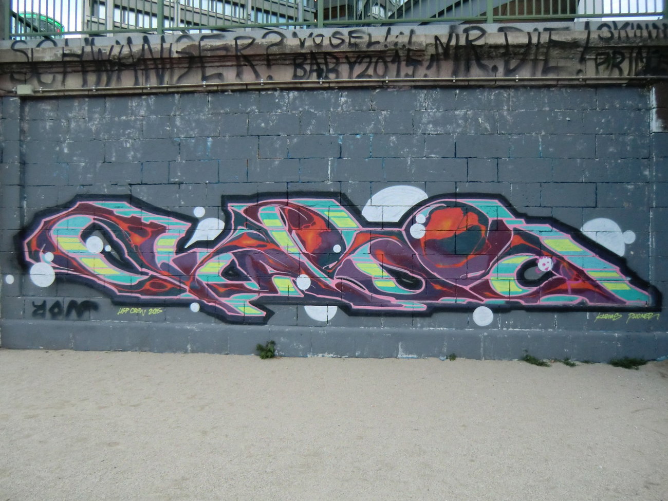 Graffiti Wall in Wien - Photo by Kico_one - Wien, Vienna, Austria
