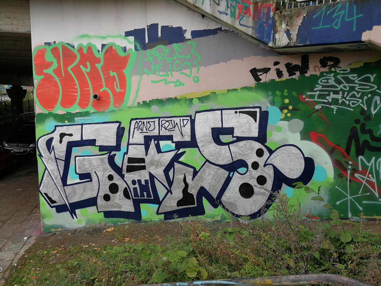 Graffiti Wall in Essen - Photo by Kico_one - Essen, NRW, Ruhrpott (2017)