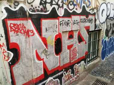 Graffiti Bombing in Lissabon - Photo by Kico_one - Lissabon, Portugal, Lisboa