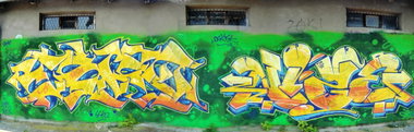 Graffiti Wall in Osijek - Photo by Kico_one - Osijek, Croatia, Hrvatska (2014)