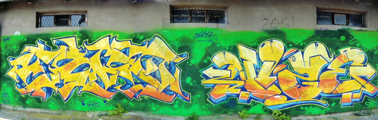 Graffiti Wall in Osijek - Photo by Kico_one - Osijek, Croatia, Hrvatska (2014)