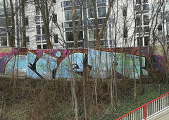 Graffiti Bombing in A52 - Photo by Kico_one - Essen, NRW, Ruhrpott