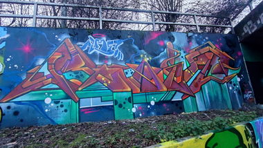 Graffiti Wall in Bochum - Photo by Kico_one - Rait