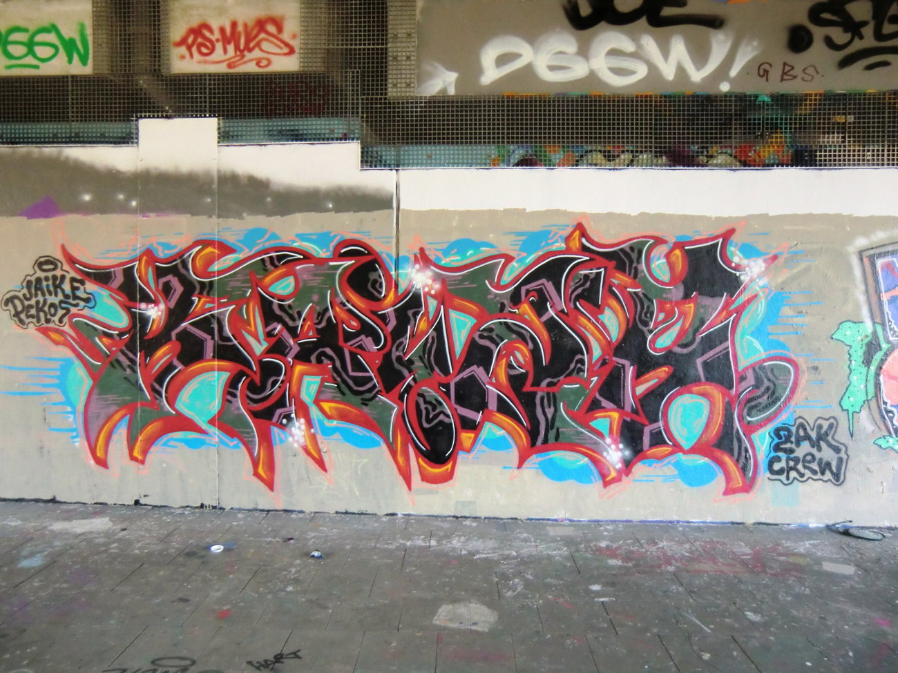Graffiti Wall in Essen - Photo by Kico_one - Essen, Nrw, Ruhrpott (2016)