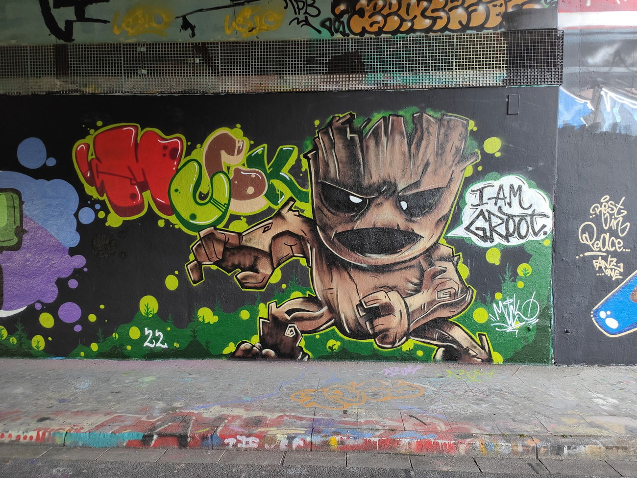 Graffiti Wall in Essen - Photo by Kico_one - Essen, NRW, RUHRPOTT (2022)