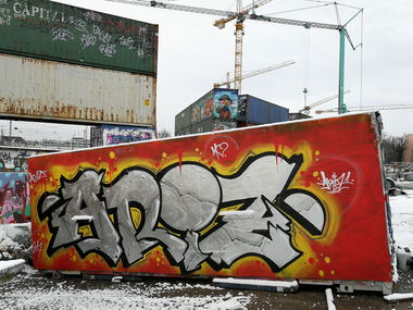 Graffiti Wall in München - Photo by Kico_one - München, Ariz