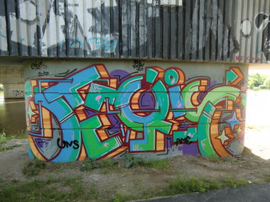 Graffiti Wall in Prague - Photo by Kico_one - Prague, Praha, Oteris