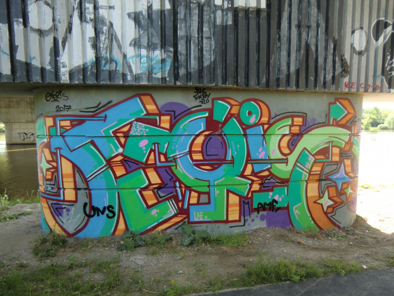 Graffiti Wall in Prague - Photo by Kico_one - Prague, Praha, Oteris