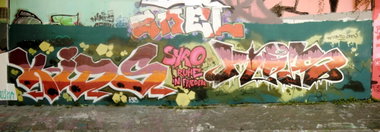 Graffiti Wall in Essen - Photo by Kico_one - Essen, NRW, Ruhrpott (2016)