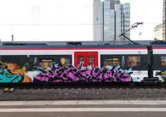 Graffiti Train in Essen - Photo by Kico_one (2025)