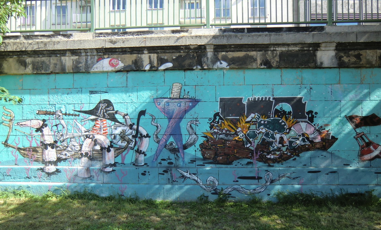 Graffiti Wall in Wien - Photo by Kico_one - Wien, Vienna, Austria