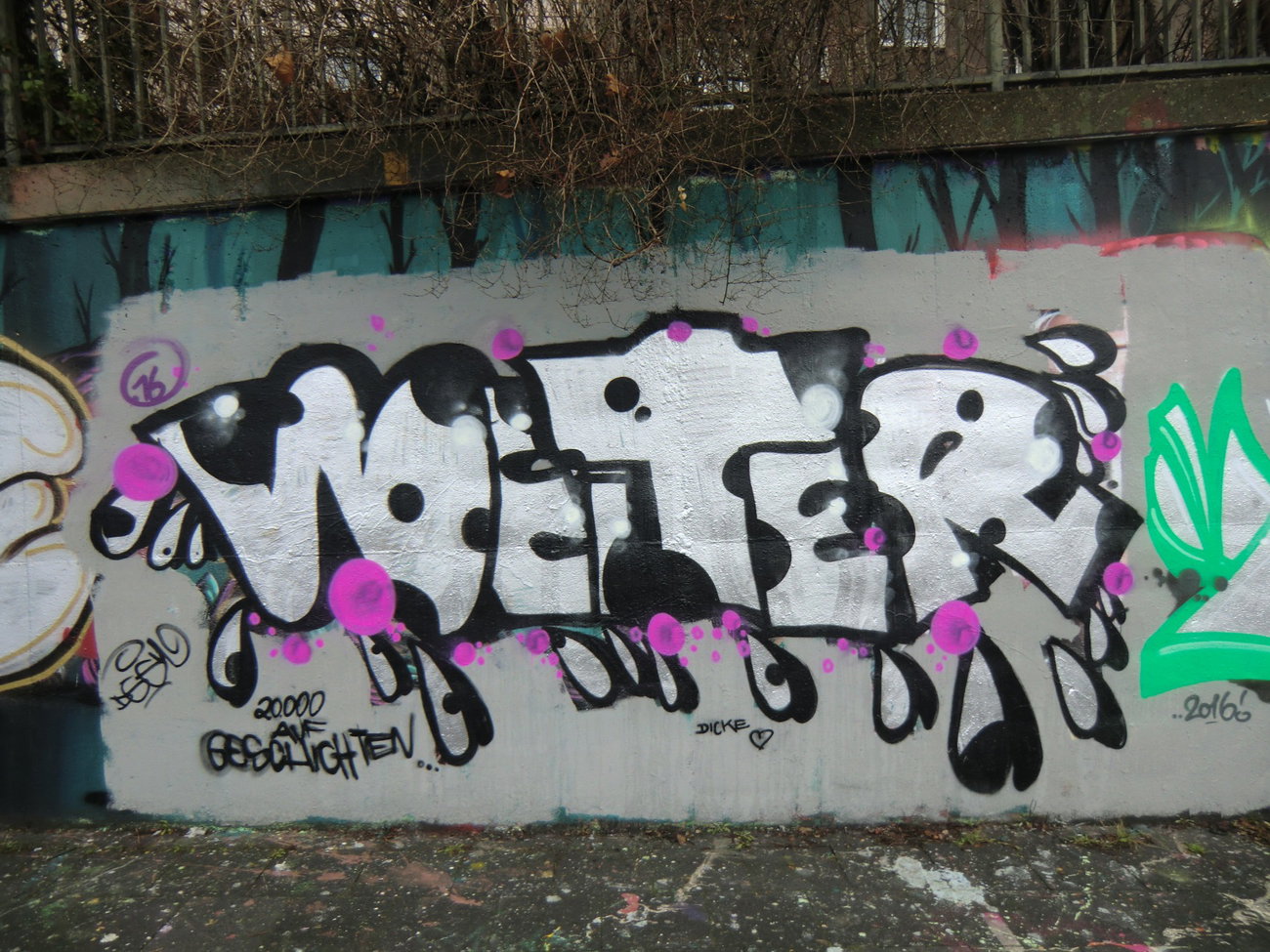 Graffiti Wall in Essen - Photo by Kico_one - Essen, Nrw, Ruhrpott (2016)