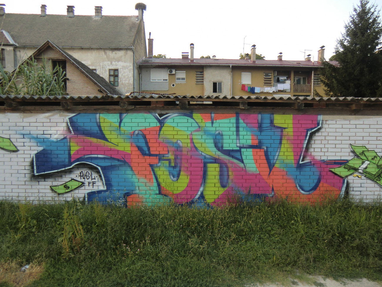 Graffiti Wall in Donji Miholjac - Photo by Kico_one - BackyardFestival, Croatia, DonjiMiholjac (2015)