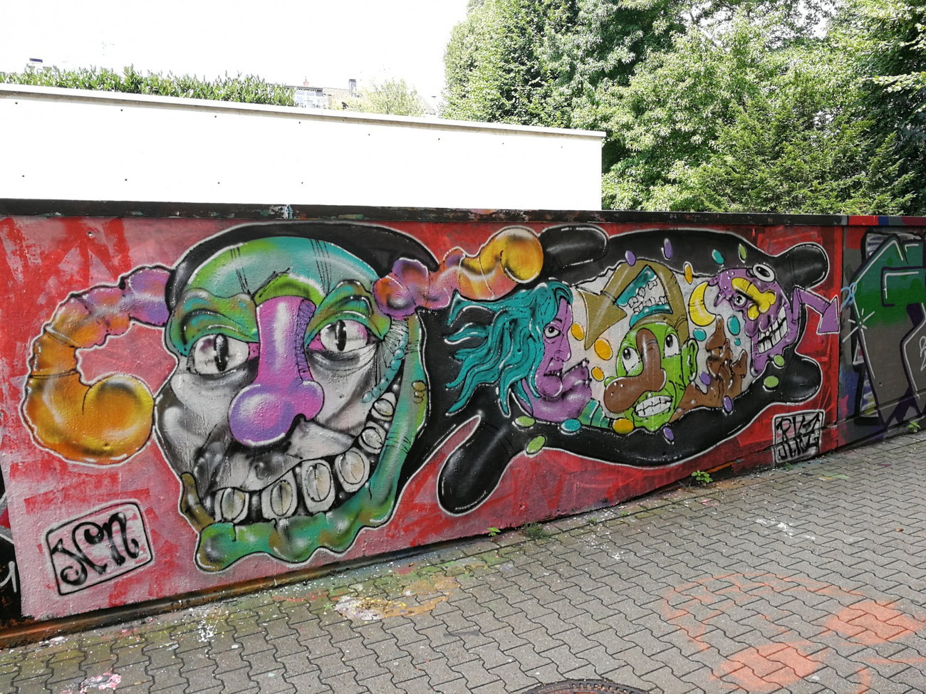 Graffiti Wall in Essen - Photo by Kico_one - Essen, NRW, Ruhrpott (2017)