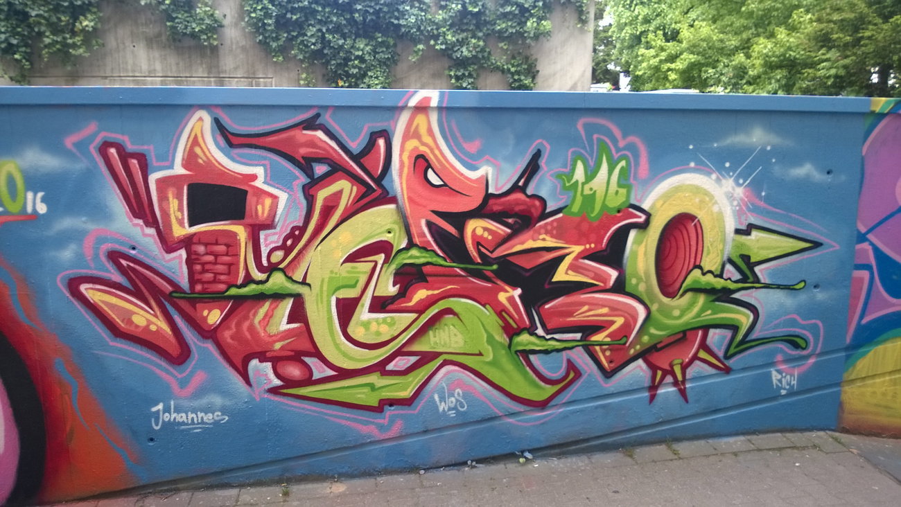 Graffiti Wall in Essen - Photo by Kico_one - Essen, Nrw, Ruhrpott (2016)