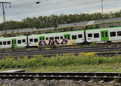 Graffiti Train in Essen - Photo by Kico_one - Essen, Ruhrgebiet, EI (2023)