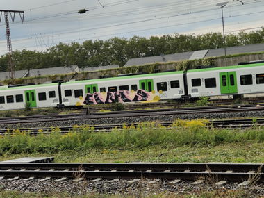 Graffiti Train in Essen - Photo by Kico_one - Essen, Ruhrgebiet, EI (2023)