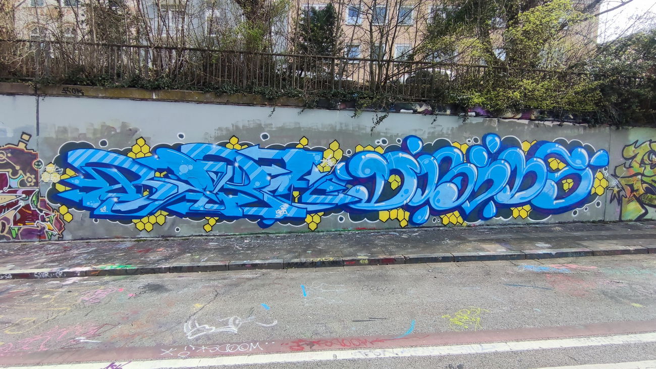 Graffiti Wall in Essen - Photo by Kico_one (2021)