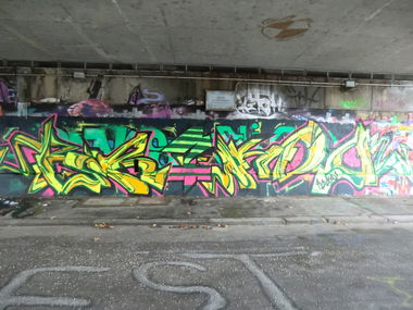 Graffiti Wall in Wien - Photo by Kico_one - Wien, Österreich, Vienna (2016)
