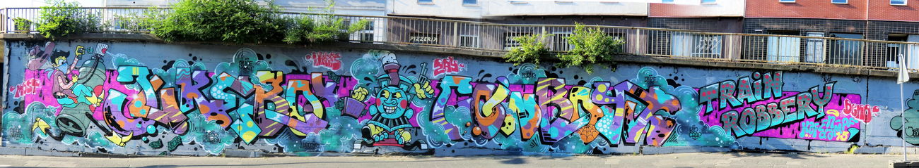 Graffiti Wall in Essen - Photo by Kico_one - Essen, Hafendampf, Jbcb (2015)