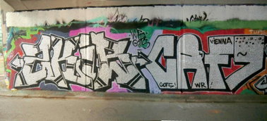 Graffiti Wall in Wien - Photo by Kico_one - Wien, Vienna, Austria