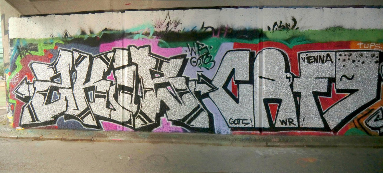 Graffiti Wall in Wien - Photo by Kico_one - Wien, Vienna, Austria