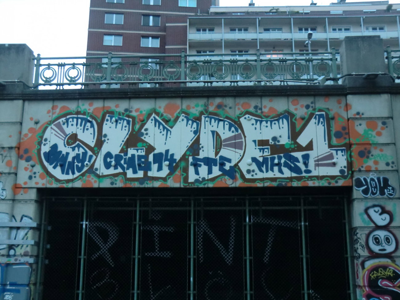 Graffiti Wall in Wien - Photo by Kico_one - Wien, Vienna, Austria