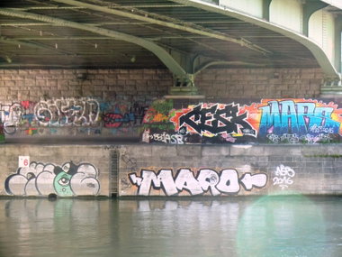 Graffiti Wall in Wien - Photo by Kico_one - Wien, Vienna, Austria