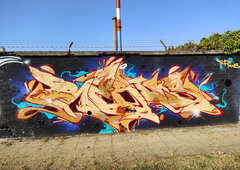 Graffiti Wall in Osijek - Photo by Kico_one (2025)